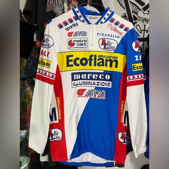 Super rad vintage made in Italy AOP cycling jersey xxl - Picture 1 of 5